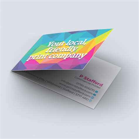 target foldable business cards.